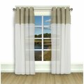 Ricardo Ricardo Geneva Pleated 2-Tone Grommet Curtain Panel 02800-79-096-10